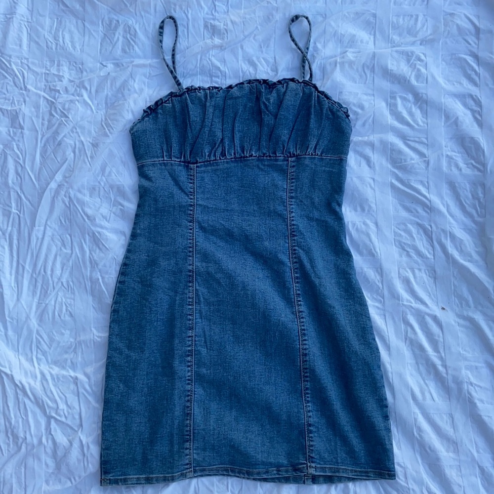 Jean dress!! Perfect for SEC gameday!